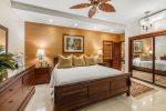 The master bedroom is the ultimate oasis after a long day exploring the island